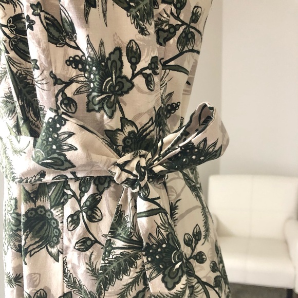 Anne Klein Beige & Green Dress - Picture 6 of 10